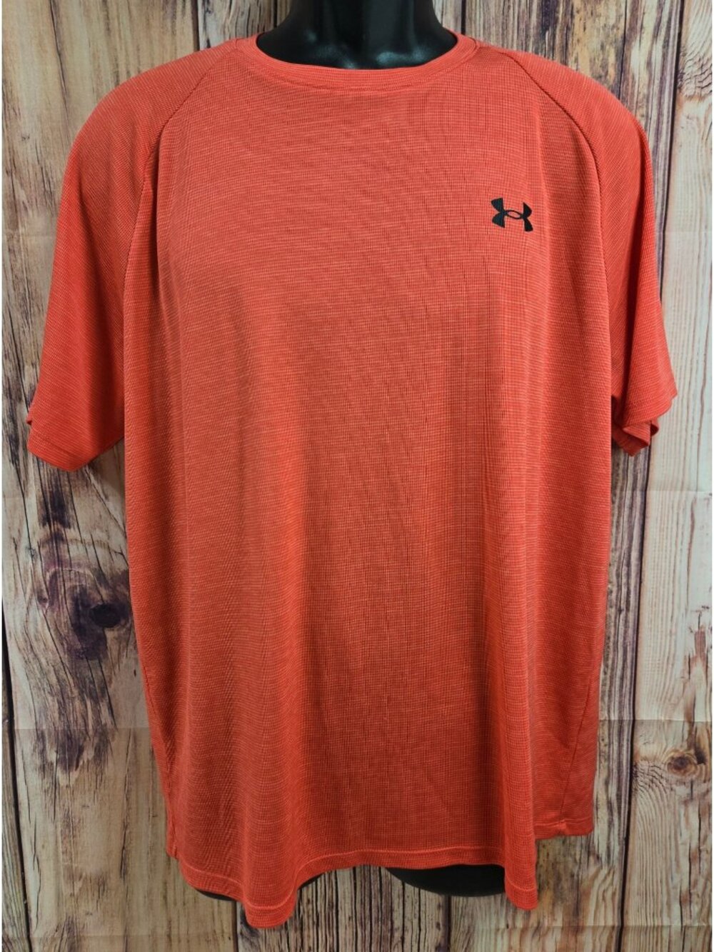 Under Armour Mens Tech Orange Running Tshirt Size Large